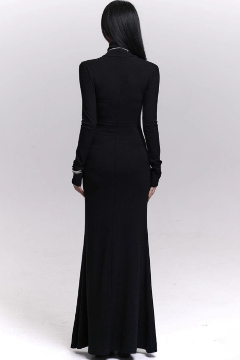 Dark Gothic Black Dress