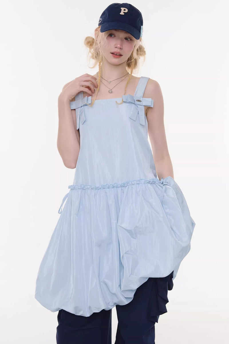 Ribbon Balloon Camisole Dress