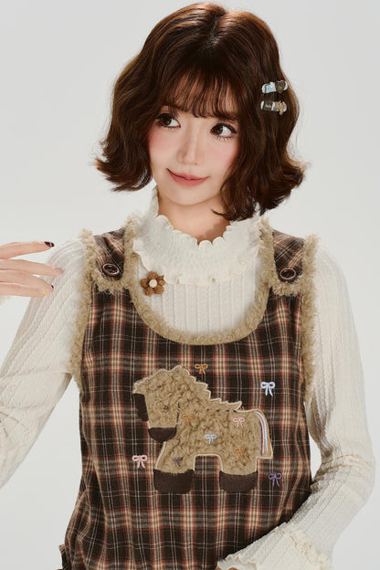 Plaid Retro Design Dress