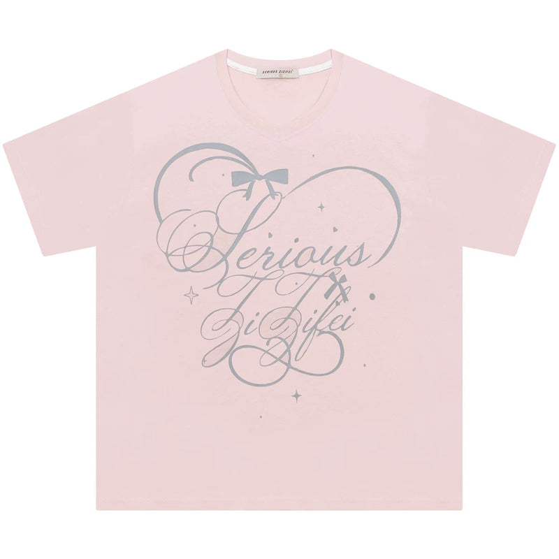 Star Falling V-neck Top