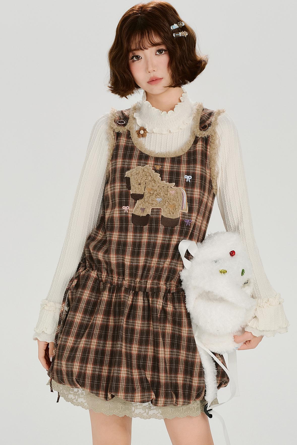 Plaid Retro Design Dress