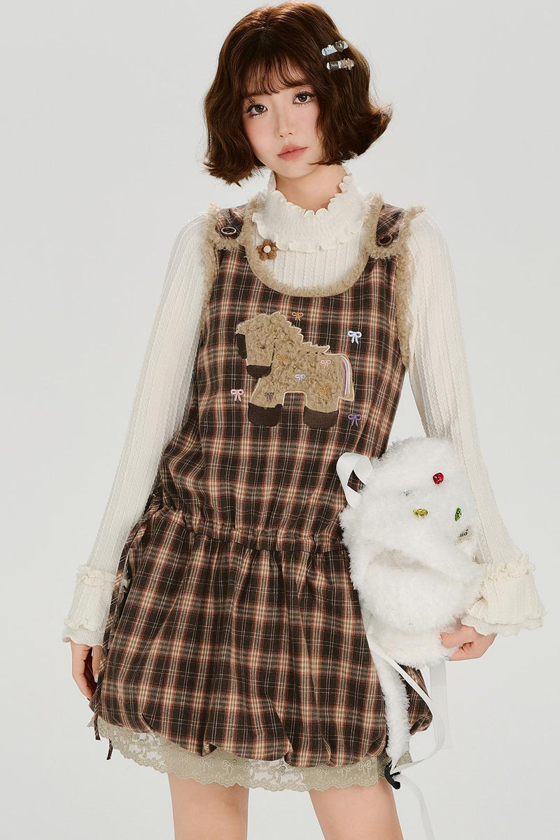 Plaid Retro Design Dress