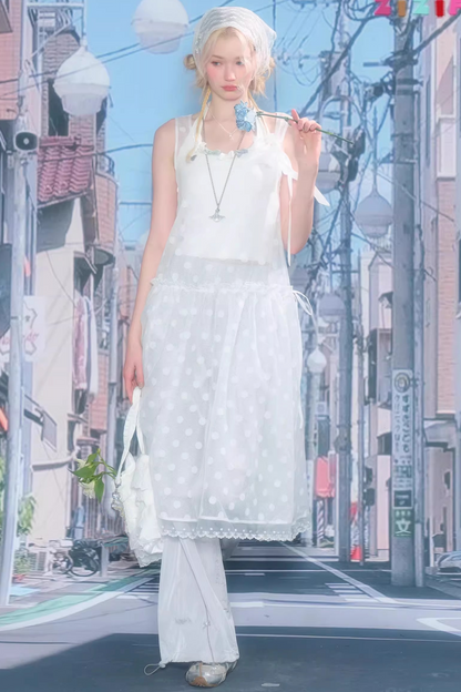 Sweet Sheer Dot Dress