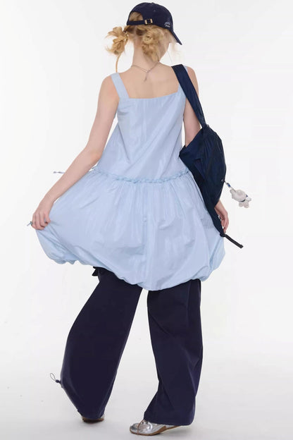 Ribbon Balloon Camisole Dress