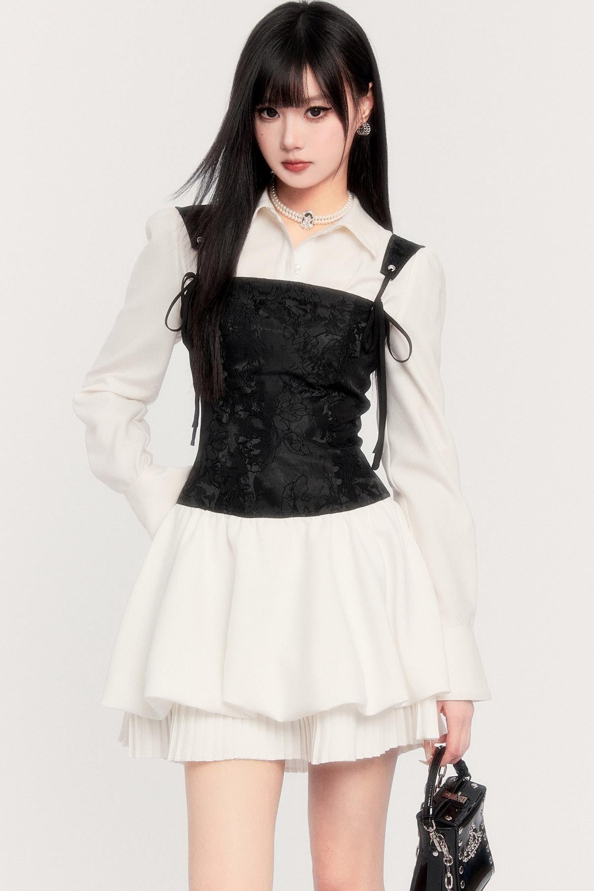 Moonlight Overture Pleated Dress