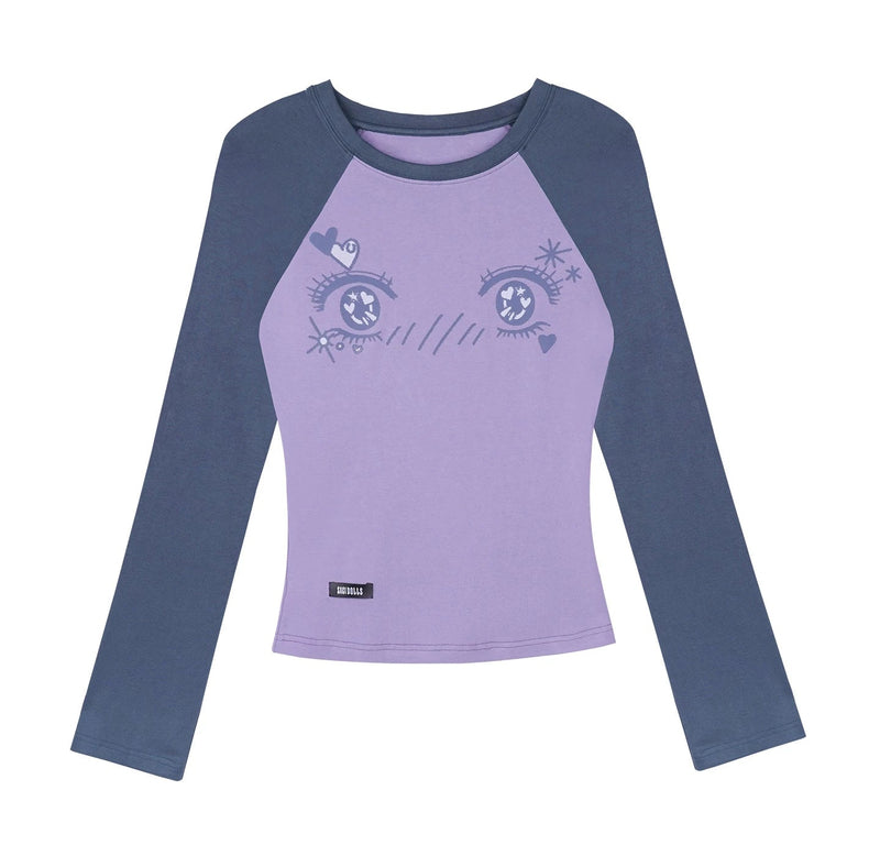 Manga Eye Raglan Blouse