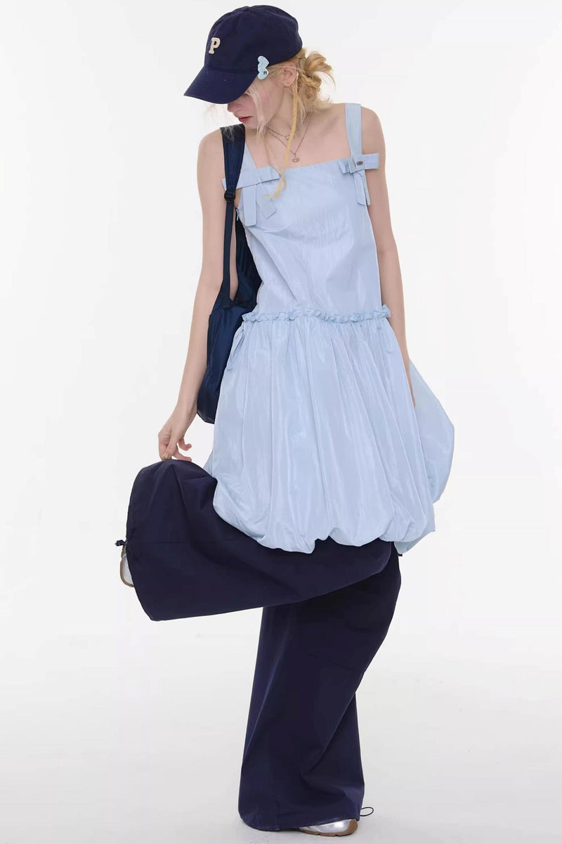 Ribbon Balloon Camisole Dress