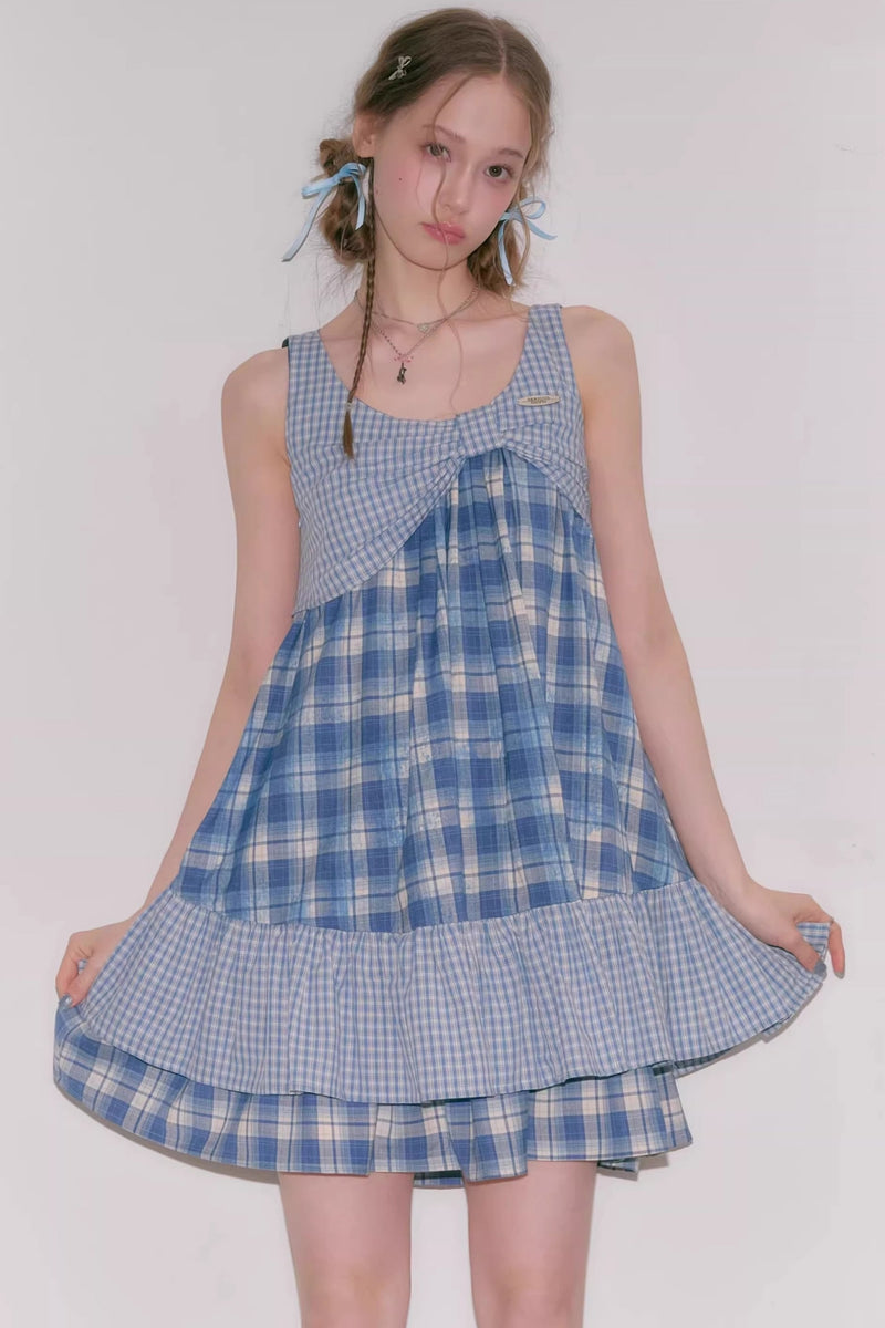 Sweet Dreams Plaid Dress