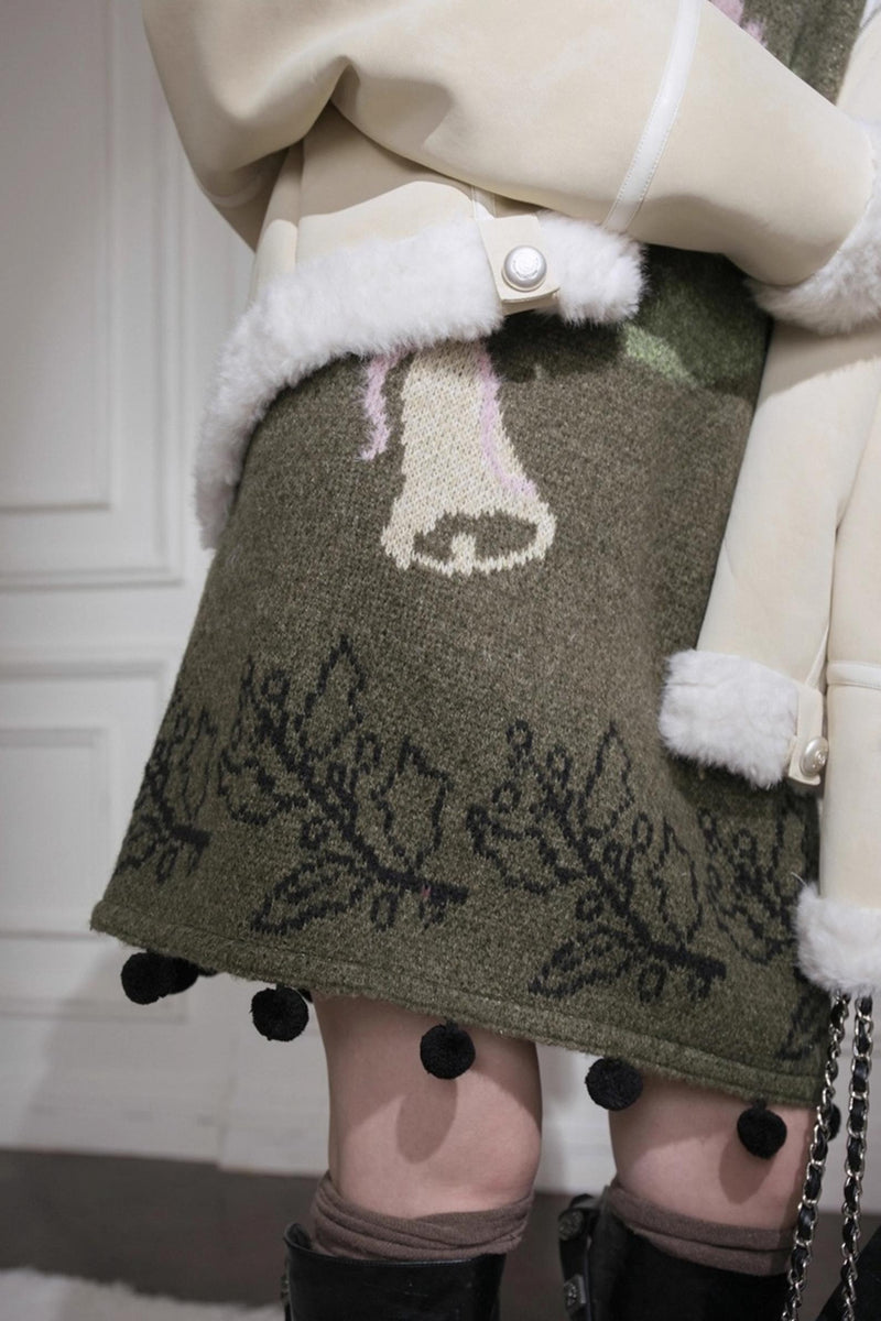 Dark Green Knit Vest