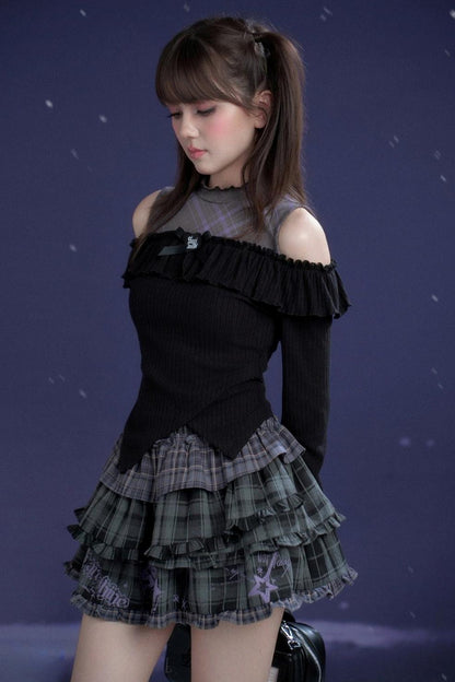 Dark Girl Off Shoulder Top
