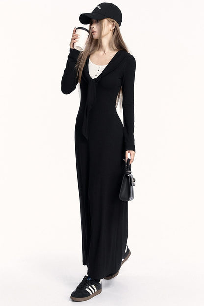 Relaxed Knit Midi Dress