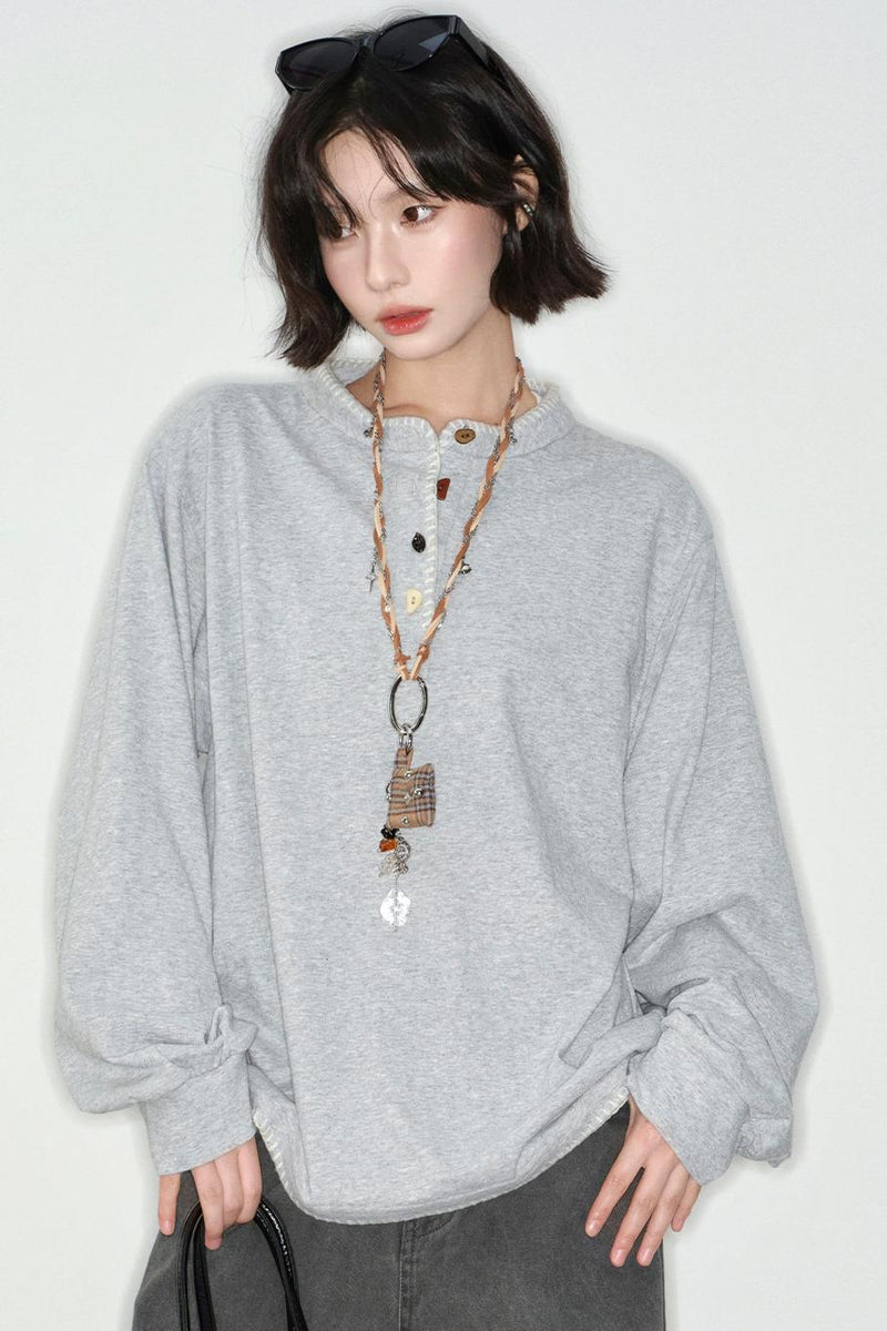 Loose Long Sleeve Top
