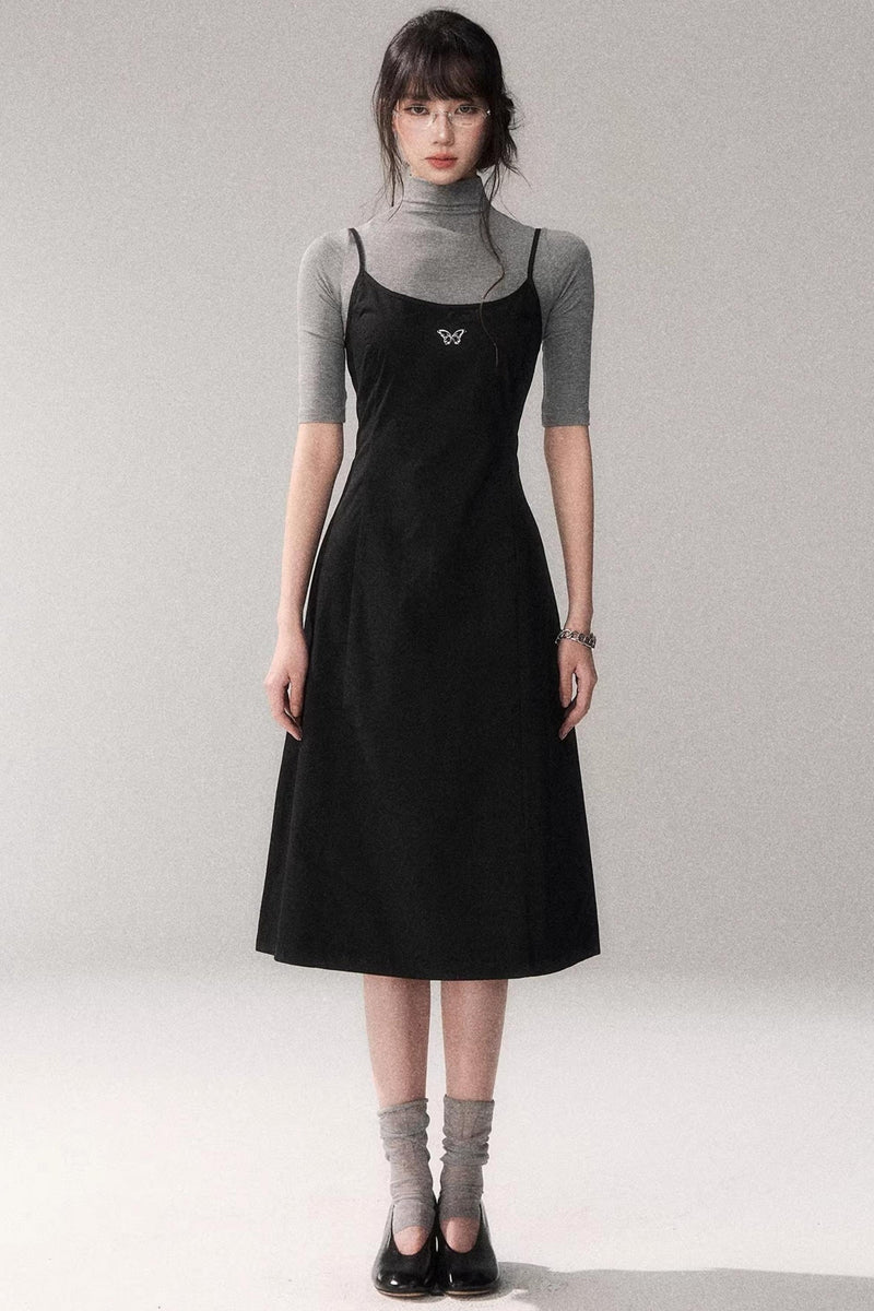 Retro Pure Cotton A-line Dress