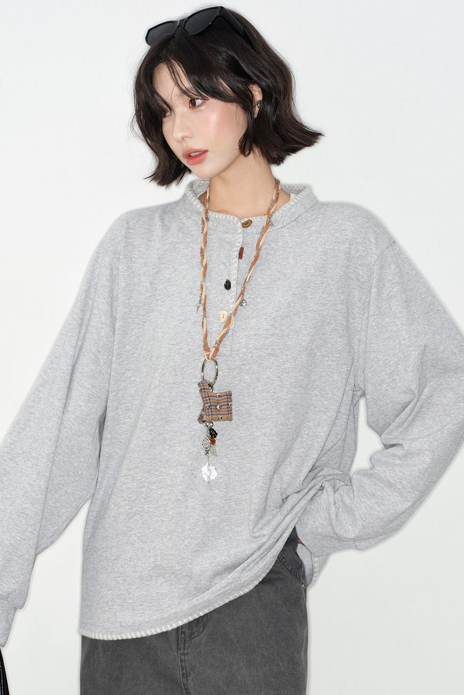 Loose Long Sleeve Top