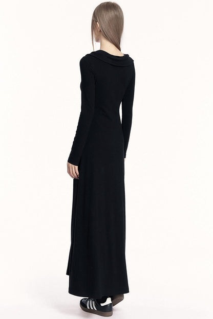 Relaxed Knit Midi Dress