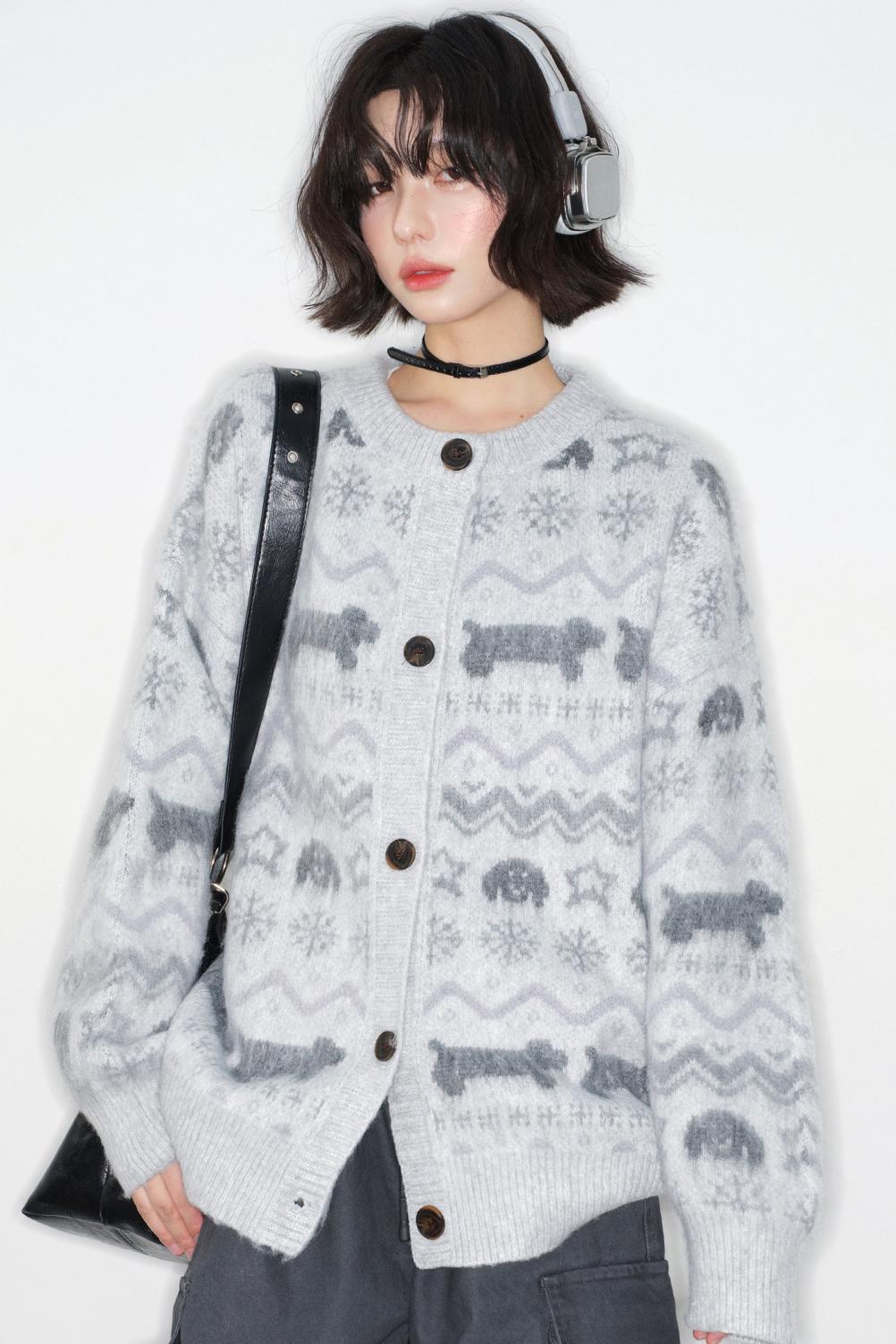 Fair Isle Jacquard Cardigan