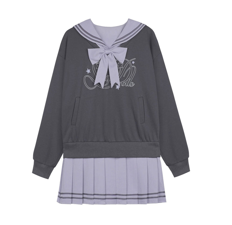 Sweet Lavender Purple Sailor Dress