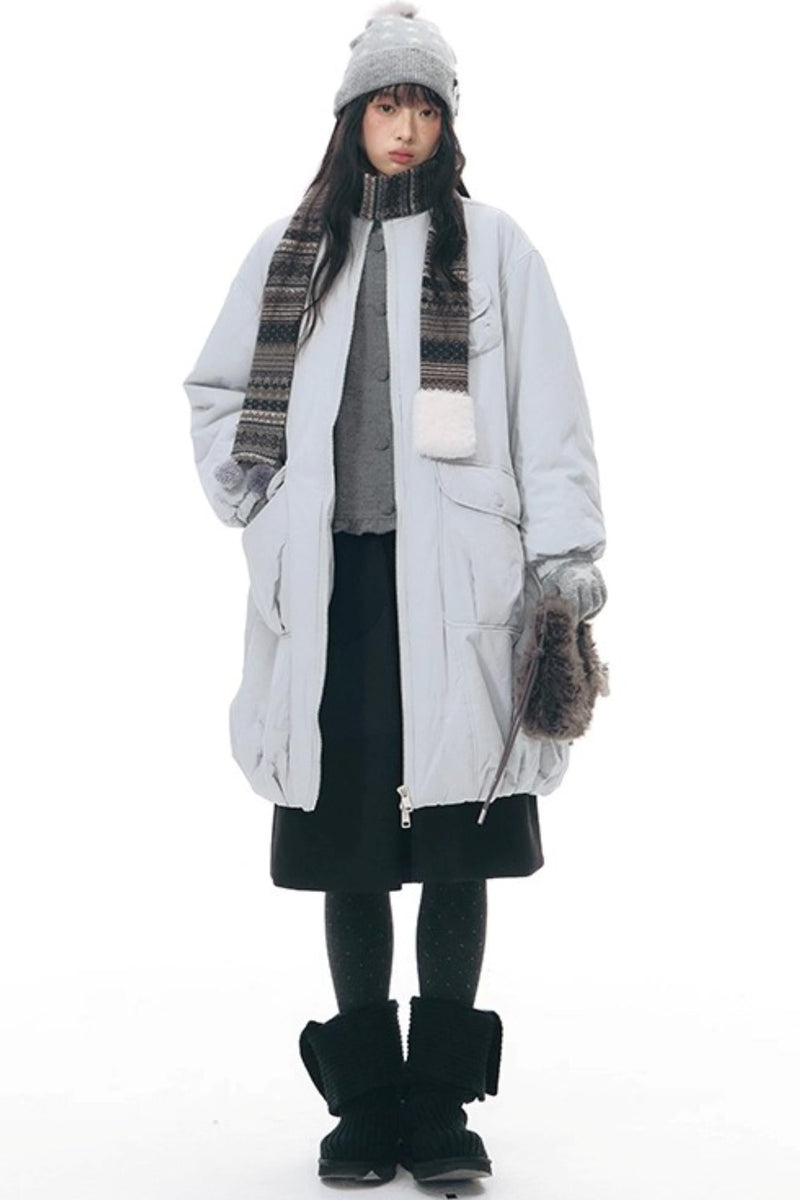 Retro Top + Preppy Pleated Skirt + Scarf