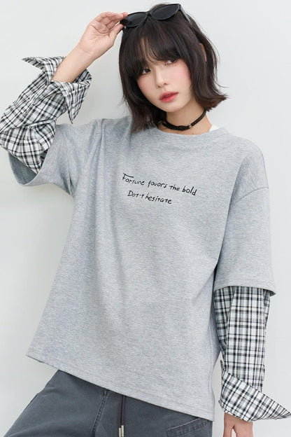 Gravity Patchwork Top