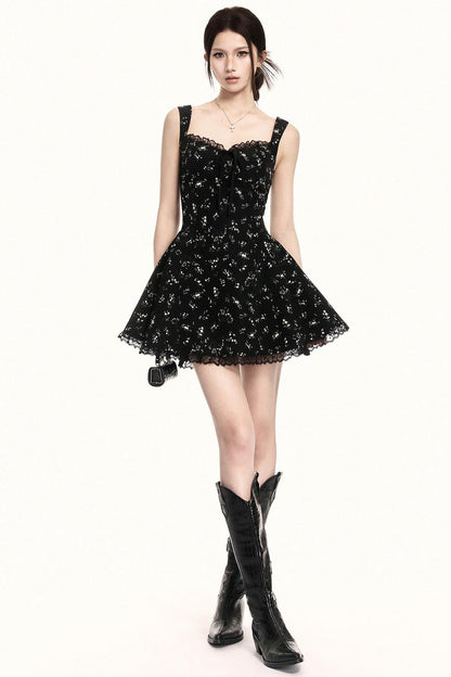Dark Strap Dress