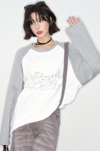 Gravity Color Block Top