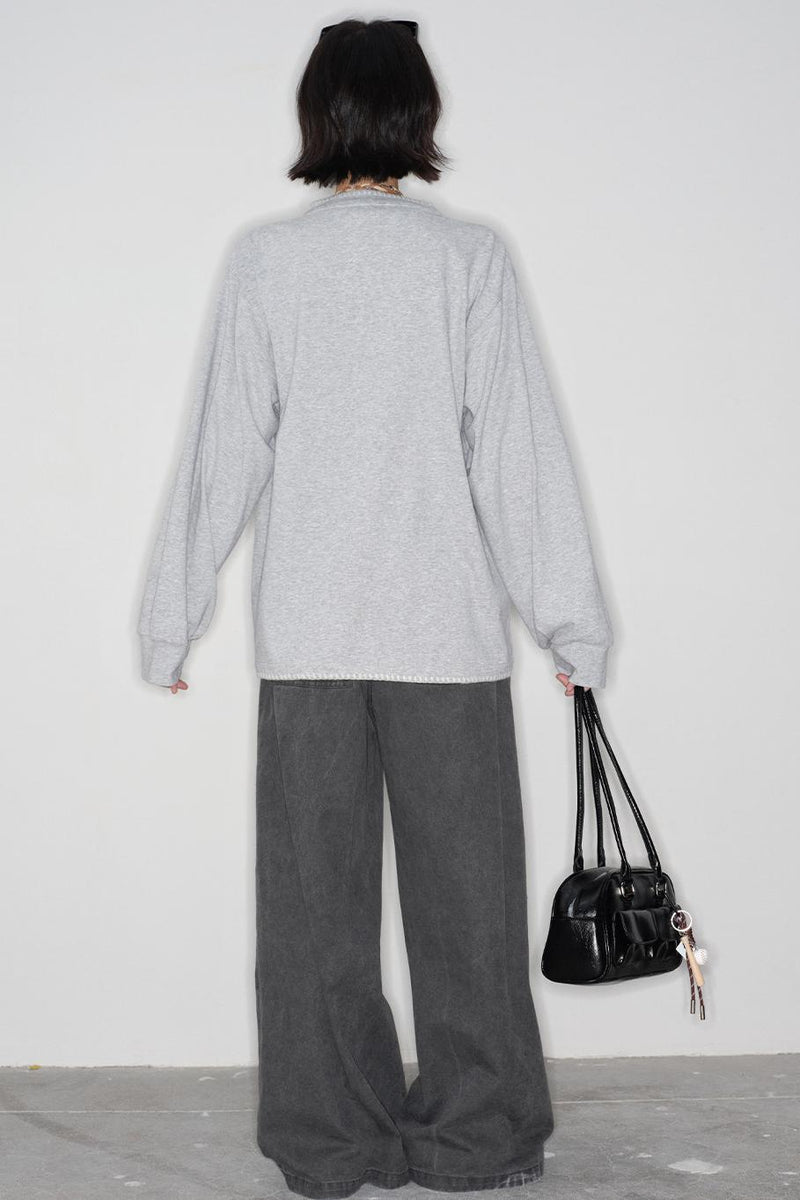 Loose Long Sleeve Top