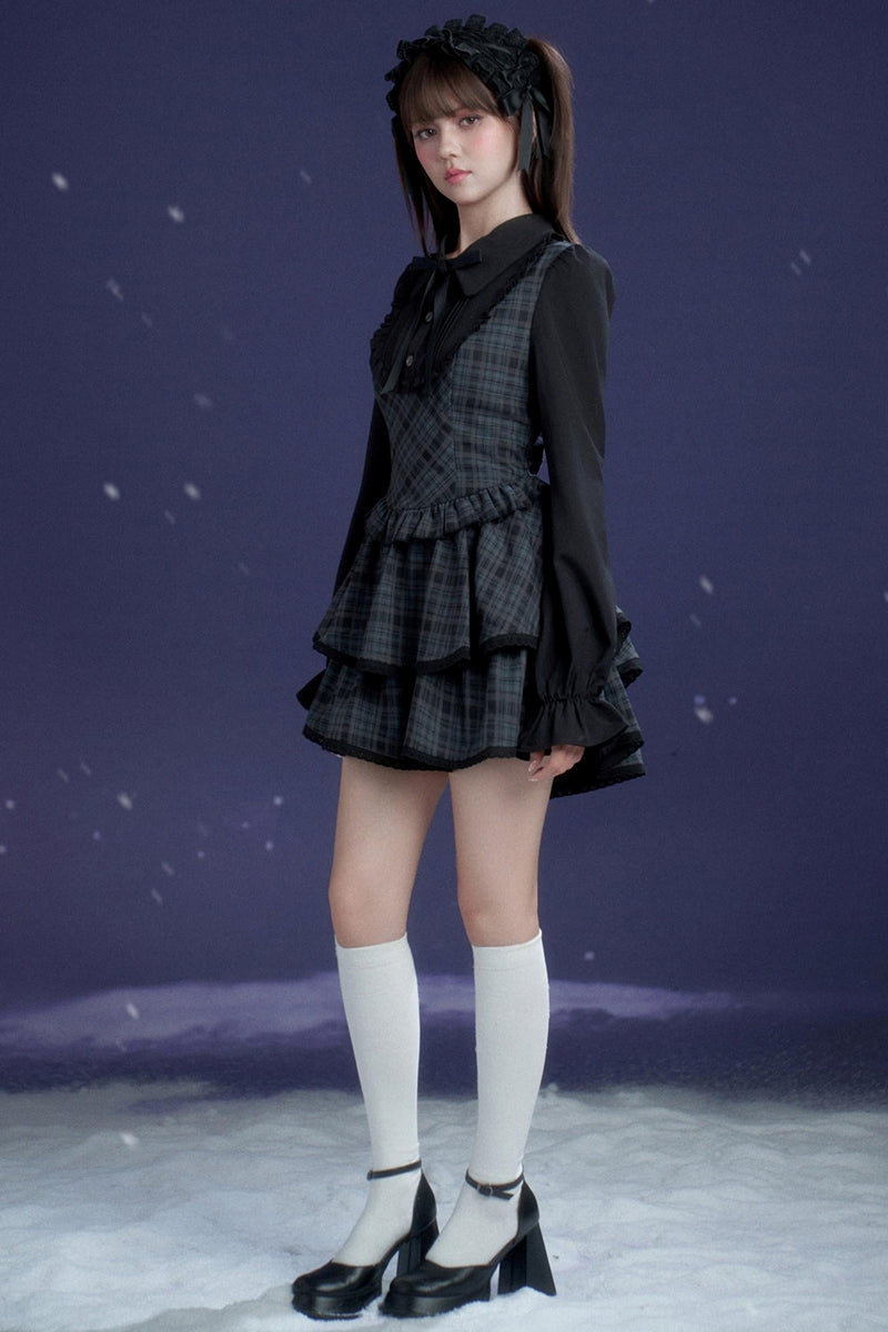 Sweet Spicy Plaid Dress