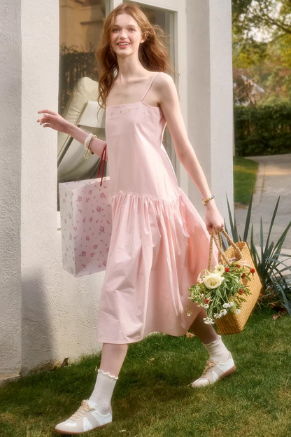Baby Pink Sweet Dress + Shirt
