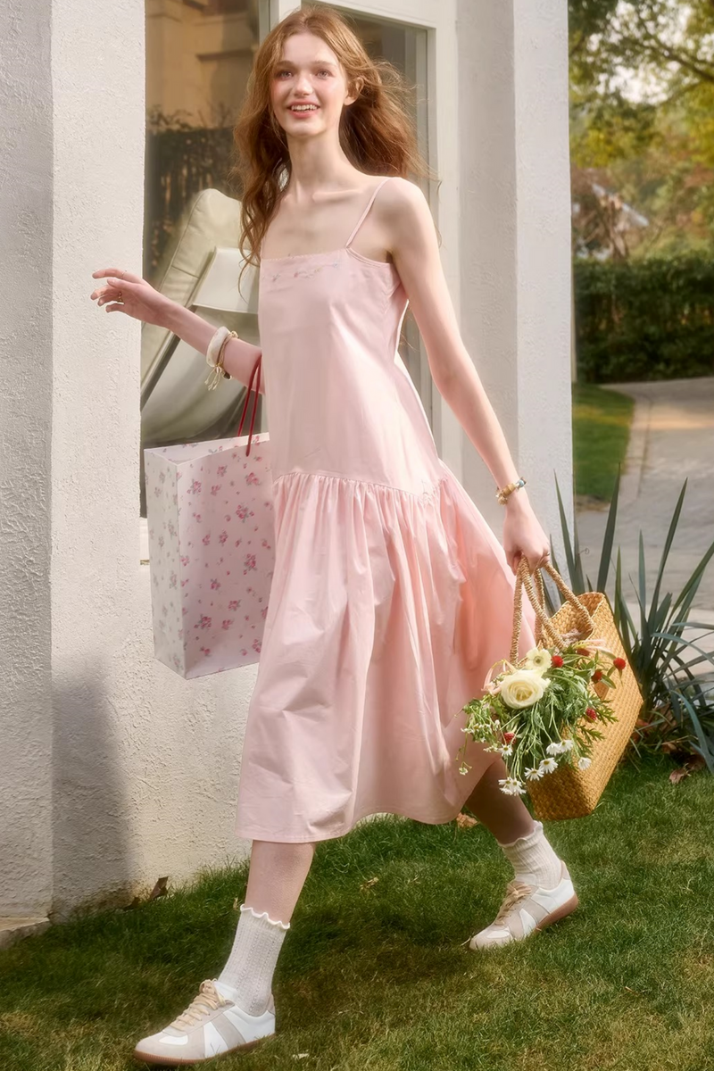 Baby Pink Sweet Dress + Shirt