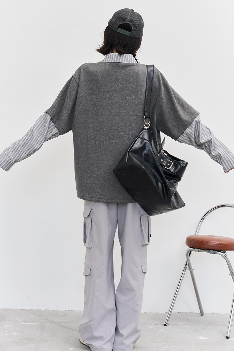 Patchwork Color Block Blouse