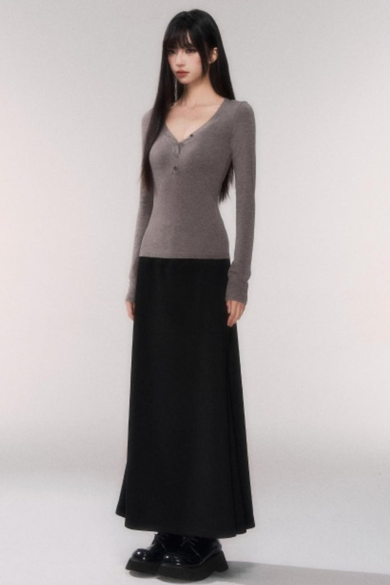V-neck Tight Style Top
