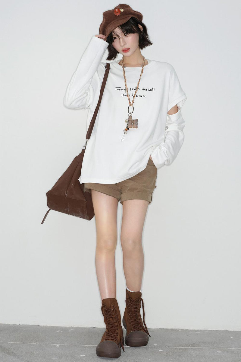Detachable Sleeve Top