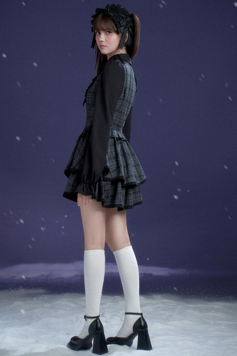Sweet Spicy Plaid Dress
