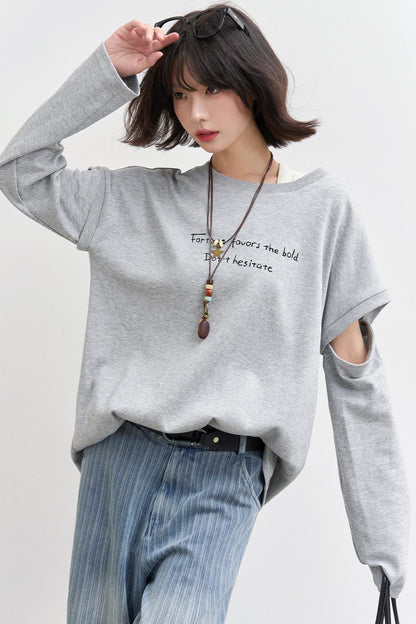 Detachable Sleeve Top