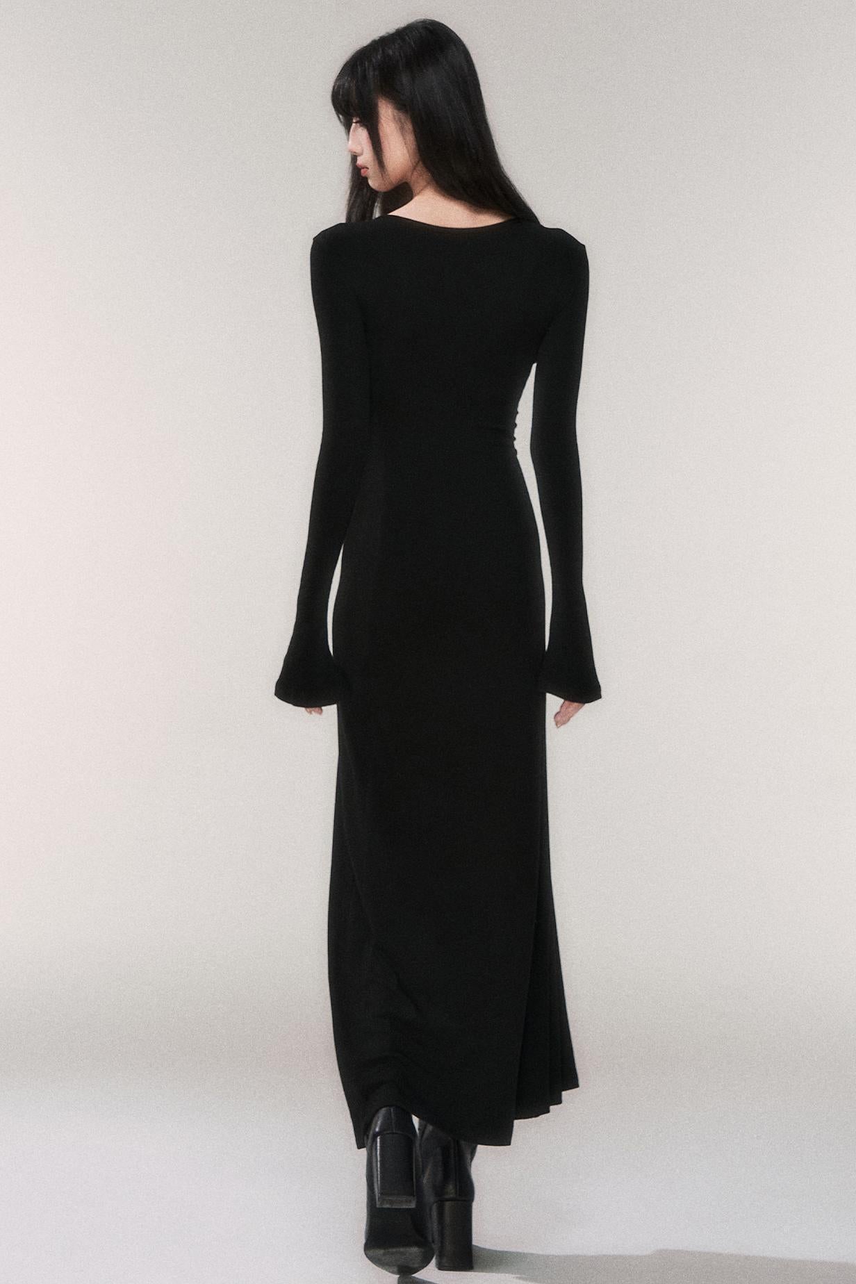 Desire Knit V-neck Dress