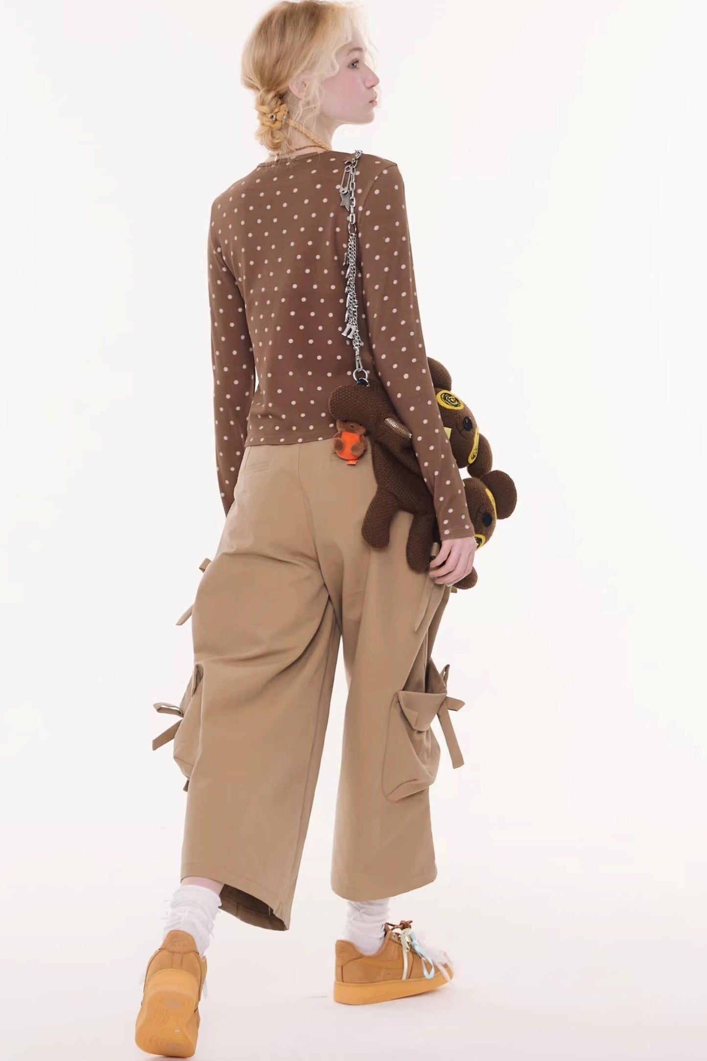 Dot Rabbit Print Top
