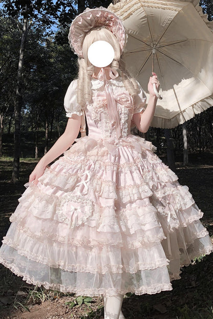 [pre-order] Dreamy Doll Wedding Dress + Headdress