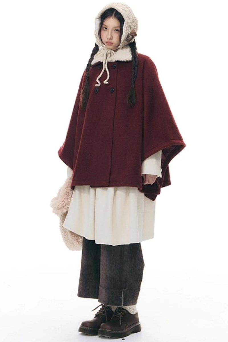 Retro Top + Preppy Pleated Skirt + Scarf
