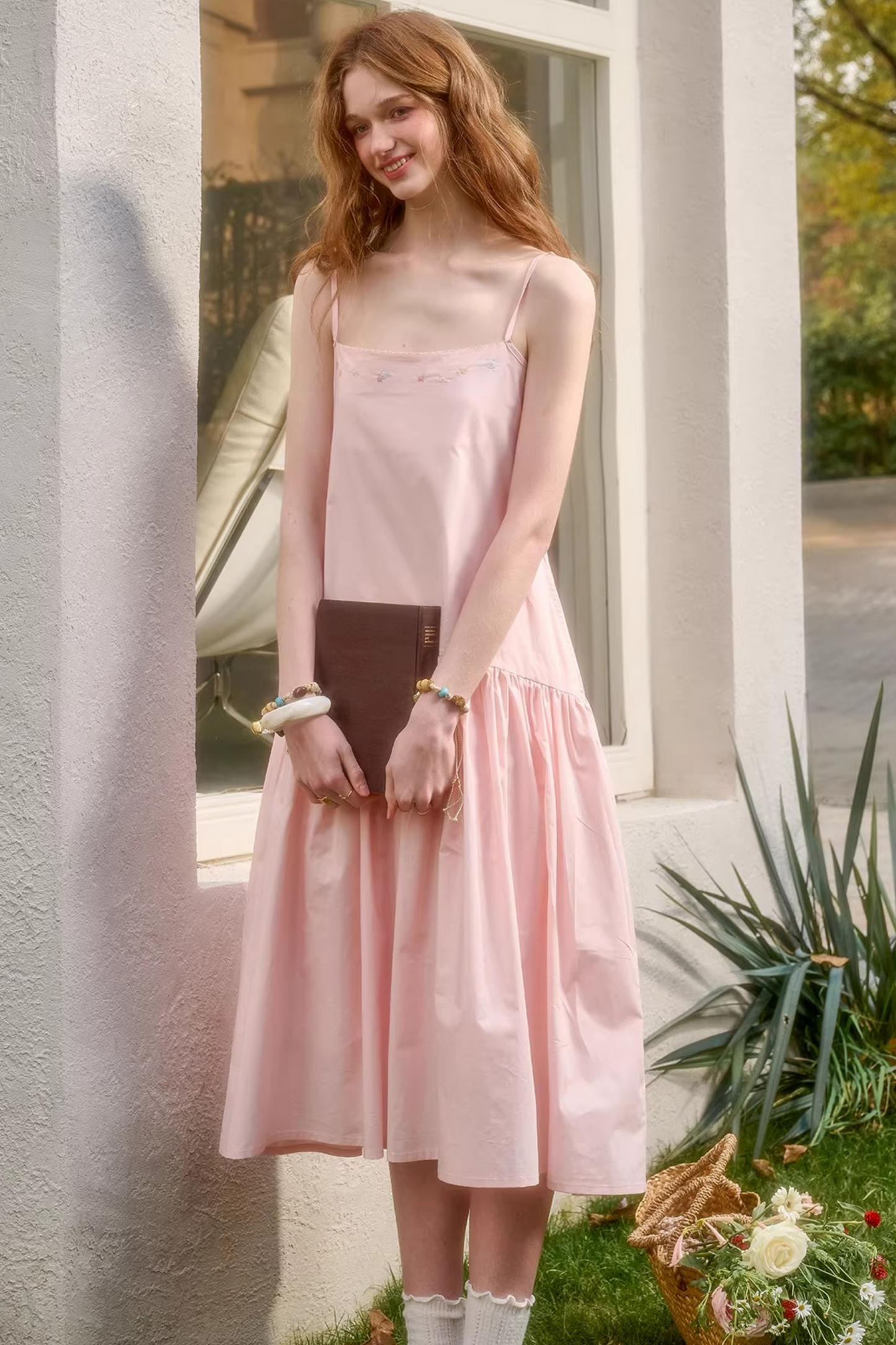Baby Pink Sweet Dress + Shirt