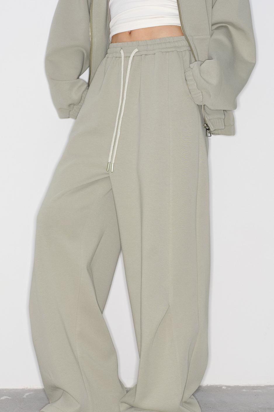 Rabbit Ears Hooded Cardigan + Straight Long Pants