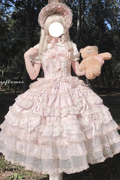 [pre-order] Dreamy Doll Wedding Dress + Headdress