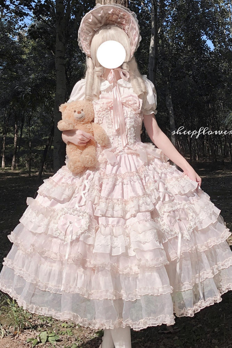 [pre-order] Dreamy Doll Wedding Dress + Headdress