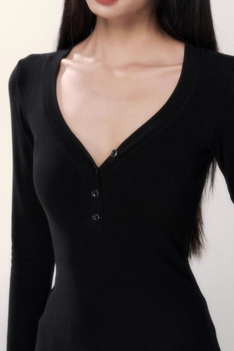 V-neck Tight Style Top