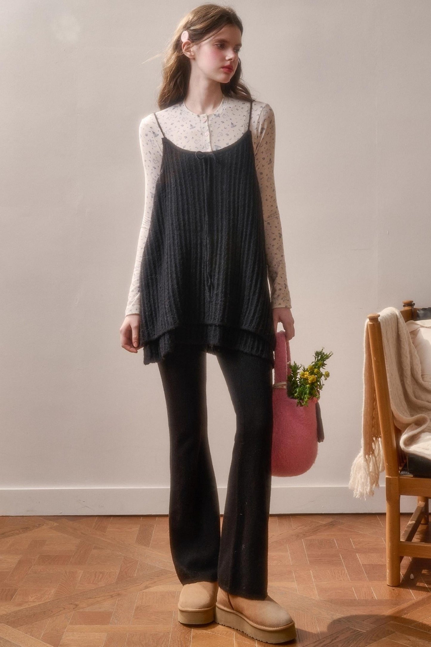 Retro Sweet Top + Slim Pants