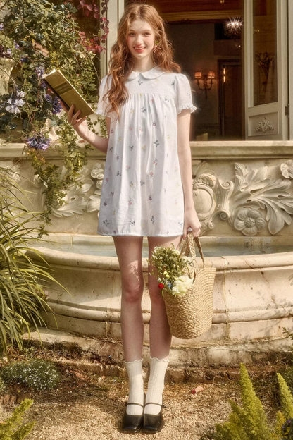 Retro Dress + Top + Pants + Curtain + Scarf