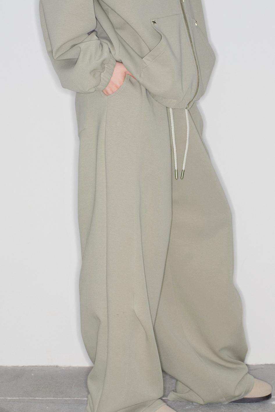 Rabbit Ears Hooded Cardigan + Straight Long Pants