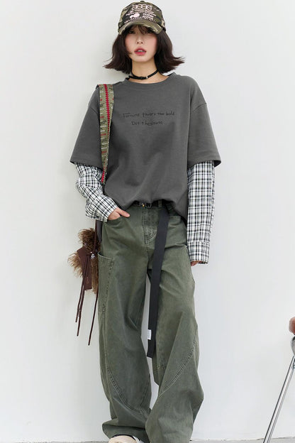 Gravity Patchwork Top