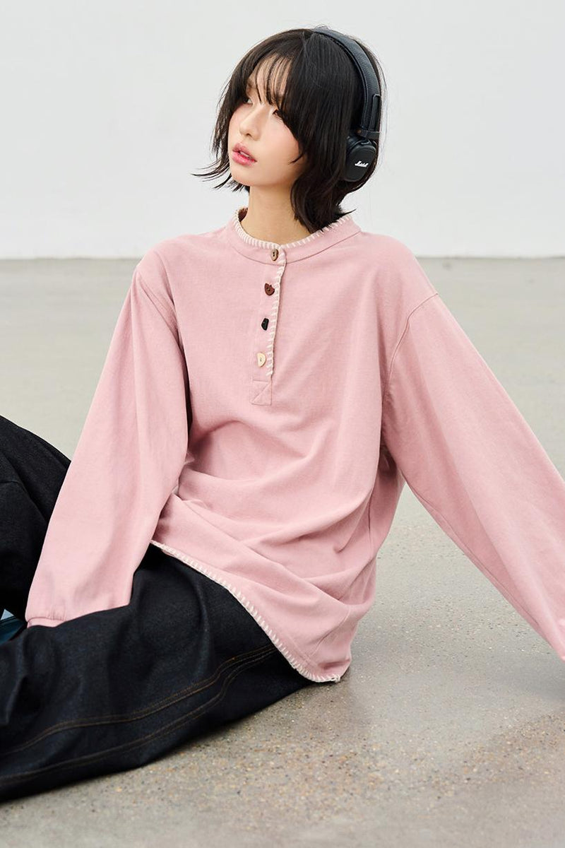 Loose Long Sleeve Top