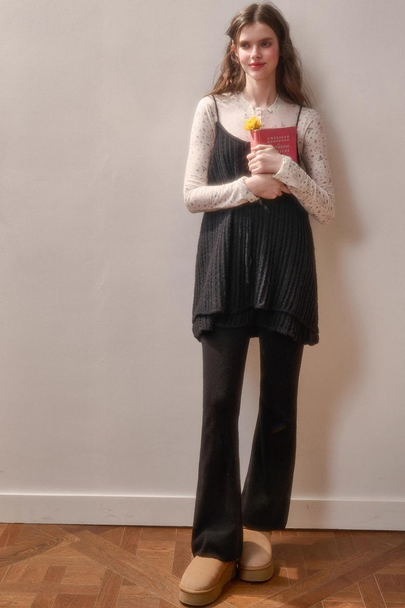 Retro Sweet Top + Slim Pants