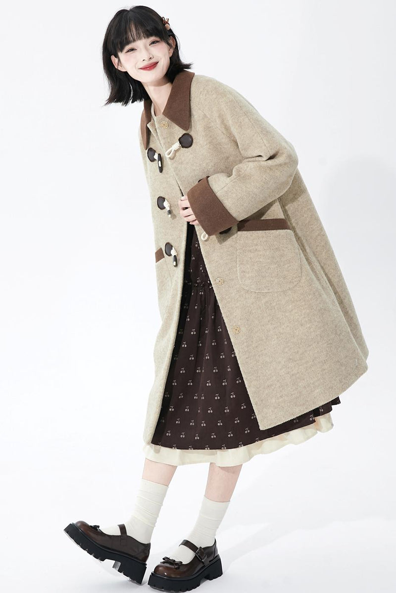 Cherry Doll Collar Retro Dress
